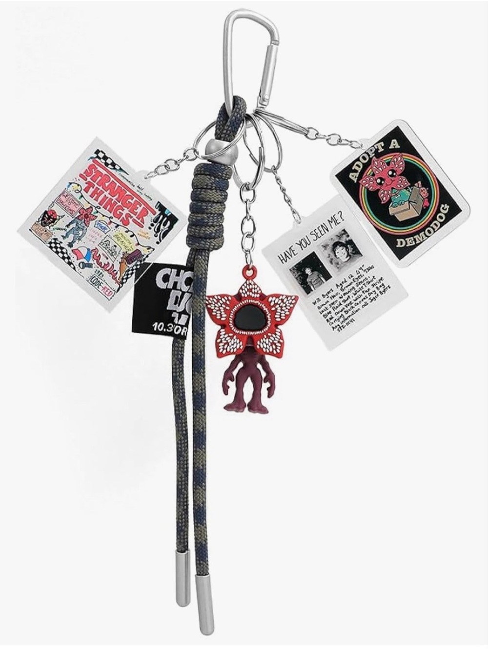 Stranger Things Demogorgon Keychain Charm